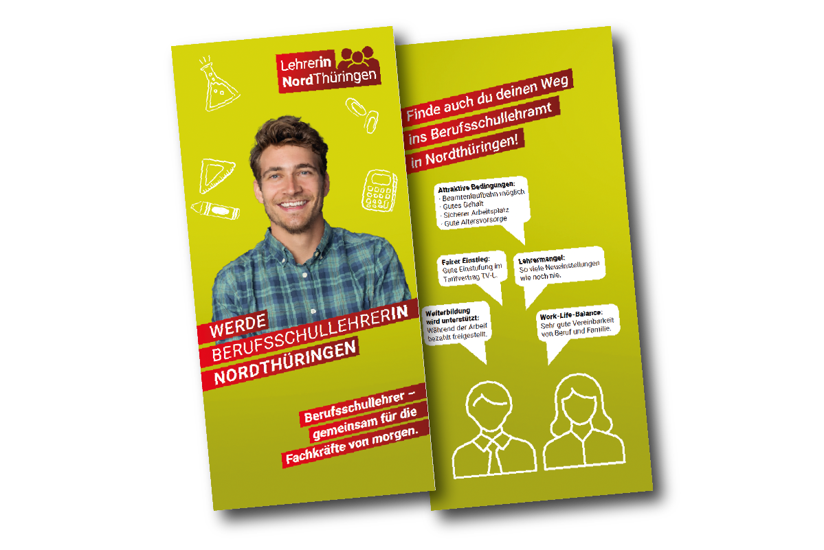 Materialübersicht – Flyer
