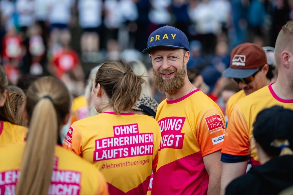 Lehrer beim RUN Unternehmenslauf