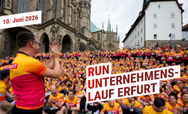 Sharpic zum 17. RUN Thüringer Unternehmenslauf am 10. Juni 2026