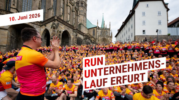 Sharpic zum 17. RUN Thüringer Unternehmenslauf am 10. Juni 2026