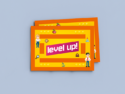 Postkarte „Labyrinth“  Mockup